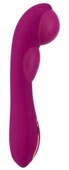 Лиловый вибратор с функцией расширения Inflatable Vibrator - 21,1 см.