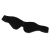 Чёрная мягкая маска на глаза Unisex Blindfold