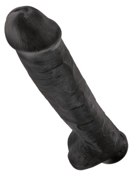 Фаллоимитатор-гигант с присоской King Cock with Balls 40 см черный