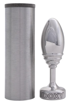 Рельефная анальная пробка Doxy Butt Plug Ribbed