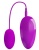 Лиловое виброяйцо с удобным пультом управления вибрацией Лиловое виброяйцо с удобным пультом управления вибрацией