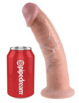 Большой фаллоимитатор на присоске King 9 Cock телесный - 23 см