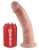Большой фаллоимитатор на присоске King 9 Cock телесный - 23 см