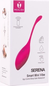 Красный многофункциональный вибромассажер Realov Serena Smart Mini Vibe Красный многофункциональный вибромассажер Realov Serena Smart Mini Vibe
