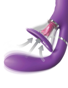 Стимулятор зоны G с помпой и язычком для клитора Ultimate Pleasure Pro