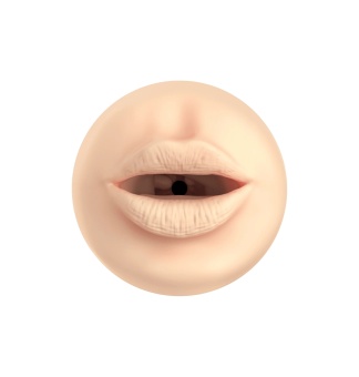 Телесный мастурбатор-ротик Feel Stroker Mouth