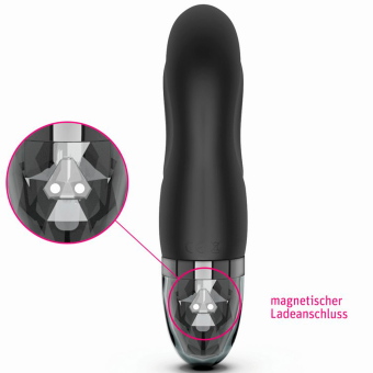 Вибратор с электростимуляцией Mystim Hop Hop Bob Black Edition чёрный