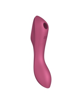 Вакуумный вибростимулятор Satisfyer Curvy Trinity 3 малиновый