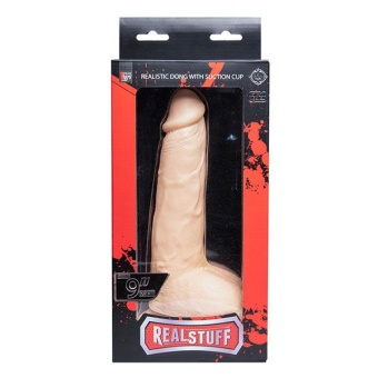 Телесный фаллоимитатор REALSTUFF REALISTIC DONG 9INCH - 23 см. Телесный фаллоимитатор REALSTUFF REALISTIC DONG 9INCH - 23 см.