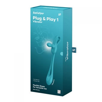 Мультивибратор Satisfyer Plug & Play 1 голубой Мультивибратор Satisfyer Plug & Play 1 голубой