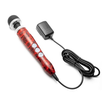Жезловый вибромассажёр Doxy Number 3 Wand Massager Розы