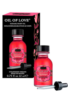 Согревающий гель KamaSutra Oil of Love Strawberry Dreams Клубника - 22 мл