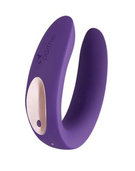 Вибратор для пар с пультом управления Satisfyer Partner Toy Plus Remote фиолетовый Вибратор для пар с пультом управления Satisfyer Partner Toy Plus Remote фиолетовый