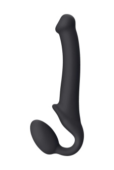 Безремневой гибкий страпон Bendable Strap-on-me M  24,5 см чёрный Безремневой гибкий страпон Bendable Strap-on-me M  24,5 см чёрный