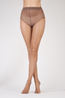 Нейлоновые блестящие колготки