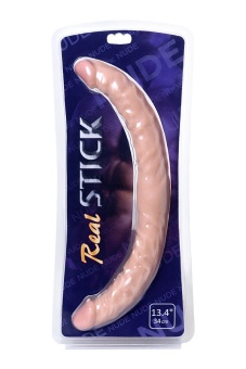 Двусторонний фаллоимитатор Realstick Nude - 42,5 см.