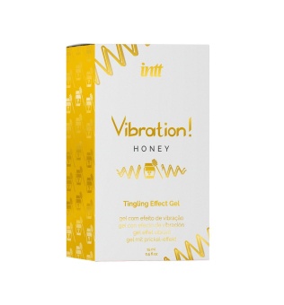 Жидкий вибратор со вкусом меда Intt Vibration! Honey 15 мл
