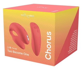 Вибратор для пар с сенсорным пультом управления We-Vibe Chorus коралловый