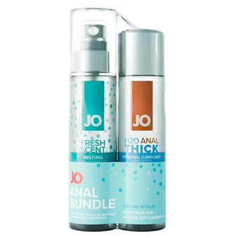 Набор лубрикант System JO H20 Anal Thick 120 мл и спрей Jo Misting Toy Cleaner 120 мл