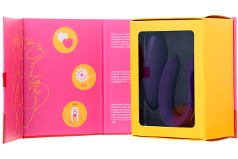 Вибратор для пар с пультом управления Satisfyer Partner Toy Plus Remote фиолетовый Вибратор для пар с пультом управления Satisfyer Partner Toy Plus Remote фиолетовый