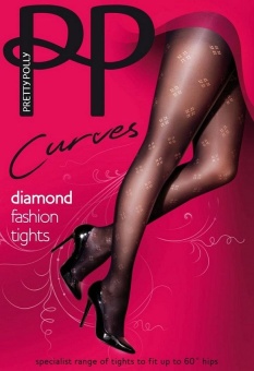 Колготки с мелким геометрическим рисунком Dot Diamond Fashion Tights