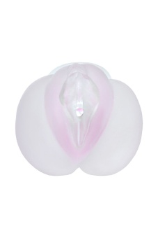 Прозрачный реалистичный мастурбатор ToyFa Juicy Pussy Crystal Rose