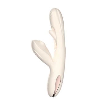 Хай-тек вибратор с таппингом и вакуумом Angela - 21,8 см.