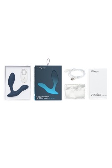 Серый стимулятор простаты We-Vibe Vector