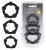 Набор из 3 эрекционных колец Beaded Silicone Cockring Set