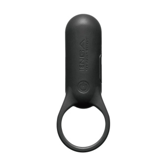 Эрекционное кольцо с вибрацией Tenga Svr+ Black чёрное