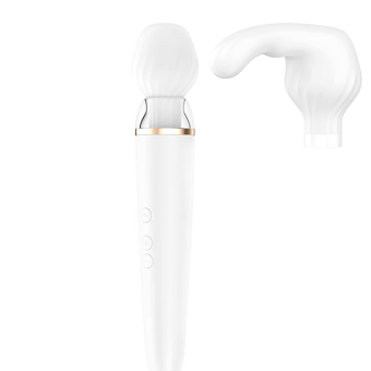 Массажёр Satisfyer Double Wand-er с насадкой и приложением