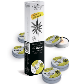 Массажная свеча Mystim Petits Joujoux Waikiki Beach Пина колада 43 гр