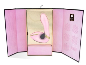 Вибратор с клиторальным кончиком Shunga SOYO розовый - 17 см