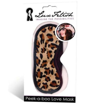 Маска на глаза Peek-A-Boo Love Mask леопардовая