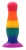 Разноцветная анальная пробка COLOURFUL PLUG - 14,5 см.