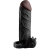 Насадка удлинитель с вибрацией Vibrating Real Feel Extension 16,5 см черная