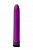 Фиолетовый гладкий вибратор с силиконовым напылением - 17,5 см.