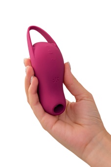 Вакуумый вибростимулятор клитора Satisfyer Pocket Pro 1 бордовый Вакуумый вибростимулятор клитора Satisfyer Pocket Pro 1 бордовый