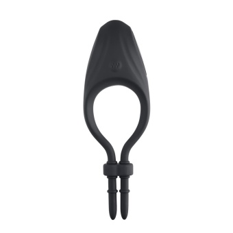 Черное эрекционное вибролассо Perfect Fit