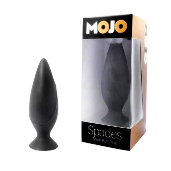Анальная пробка Mojo Spades Large Butt Plug большая чёрная