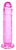 Розовый фаллоимитатор Distortion - 18 см.