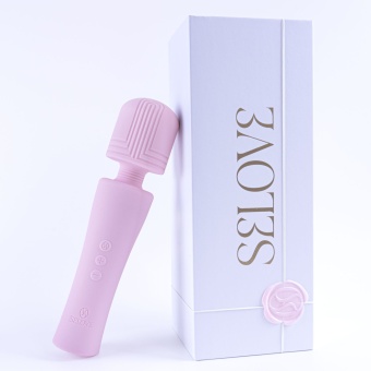 Розовый wand-вибратор Selove PulseWand - 20,3 см.