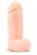 Телесный фаллоимитатор на присоске Pink Vibe - 22 см.