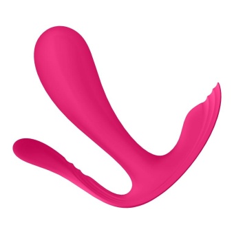 Вибратор с двумя кончиками Satisfyer Top Secret+ для ношения розовый