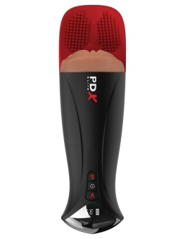Мастурбатор-вагина в колбе с вибрацией Fuck-O-Matic Pro XL