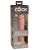 Телесный вибратор-реалистик 8  Vibrating Silicone Dual Density Cock - 22 см.