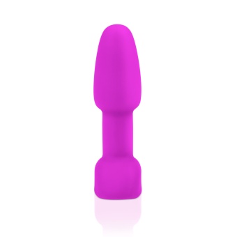 Анальная вибропробка с ротацией b-Vibe Rimming Petite розовая