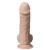 Телесный фаллоимитатор Real Skin Model 1 - 23 см.