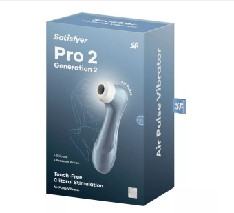 Вакуумный клиторальный стимулятор Satisfyer Pro 2 Generation 2 голубой