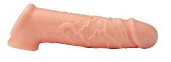 Телесная насадка EXTENDER WITH BALL STRAP 6.5 - 17 см. Телесная насадка EXTENDER WITH BALL STRAP 6.5 - 17 см.